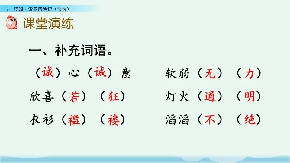 《汤姆索亚历险记》课文+图文讲解+知识点