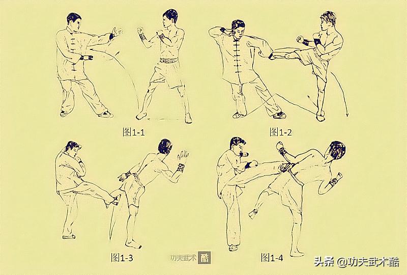 陈式太极拳26式闪通背发力教学,传武下盘腿法必杀技