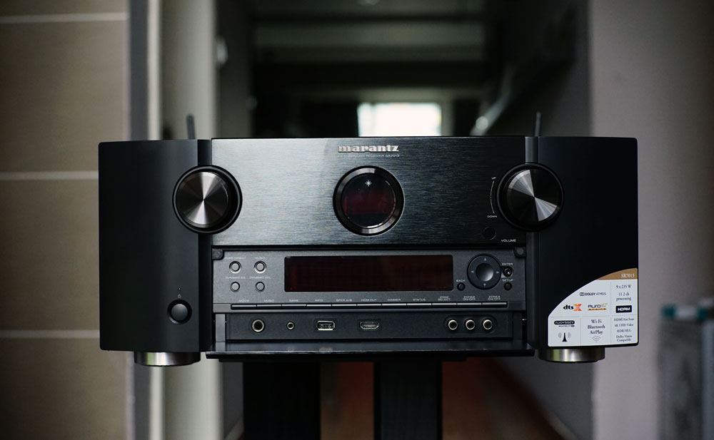 马兰士功放7013视频测试,马兰士sr7013推2.0落地箱