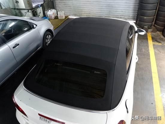 售价高达40万的敞篷高尔夫，棚顶居然被人放火了！