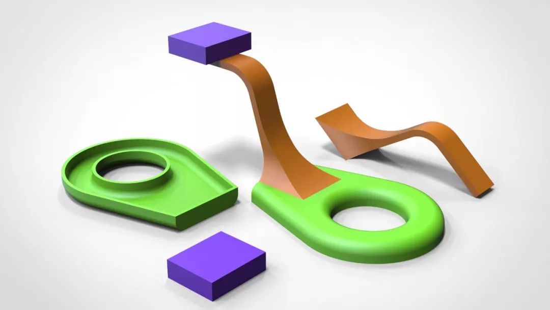 2018年12月图形汇总包含：打结的绳子、铁箍杯子、曲面五管连接