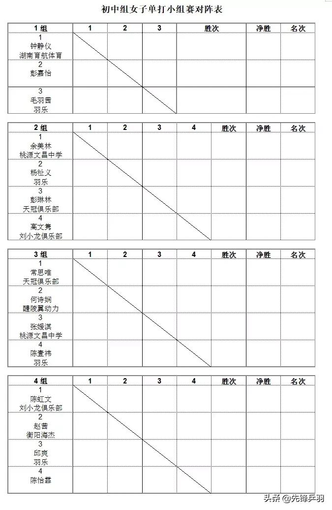 2019红双喜打球吧孩子长沙站竞赛规程