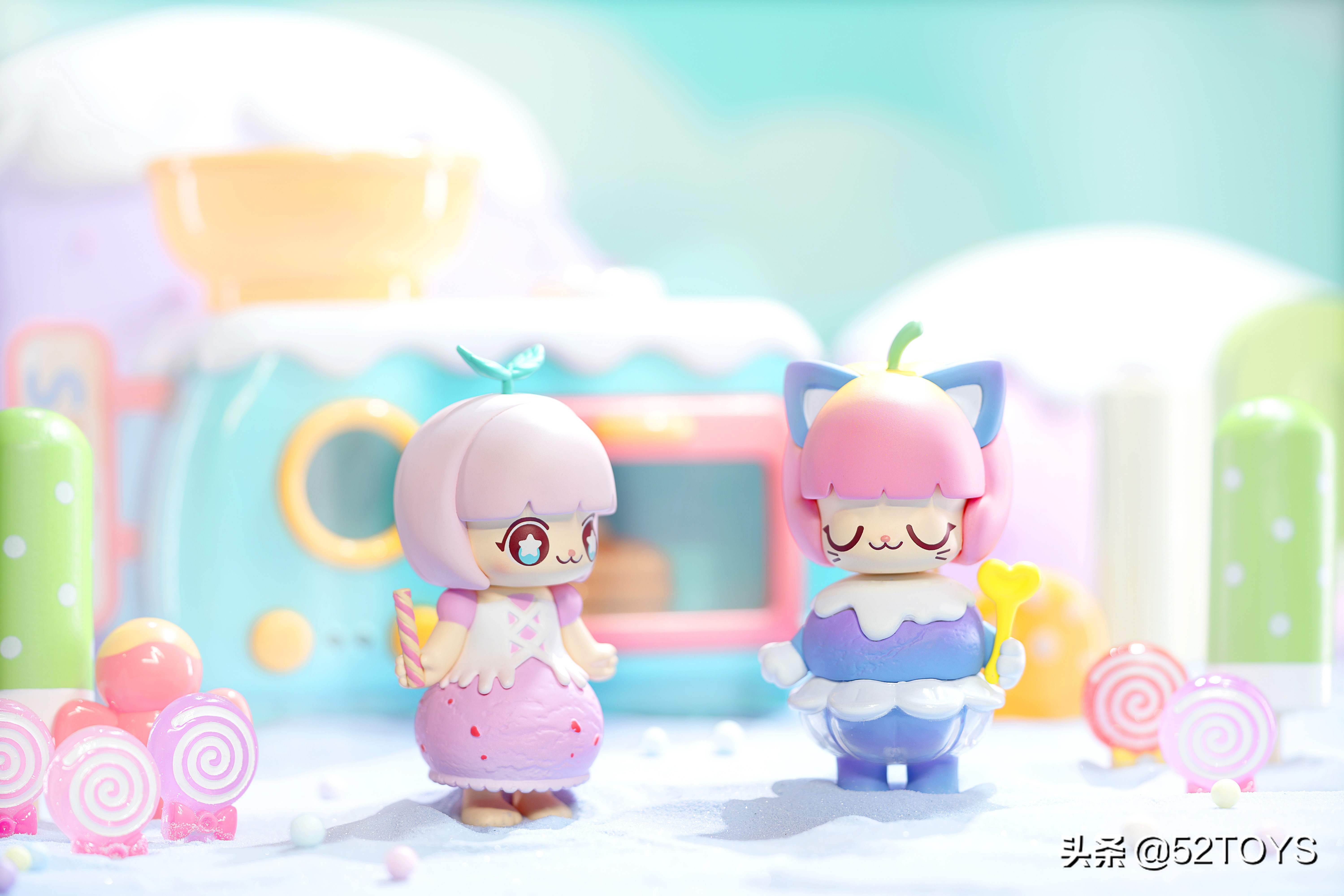 52toyskimmy盲盒甜品派对系列,52toys甜品派对手感