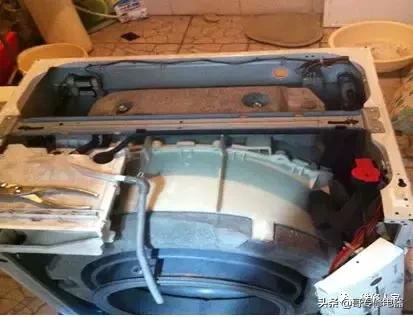 西门子洗衣机水封轴承多少钱,滚筒洗衣机换轴承水封全过程