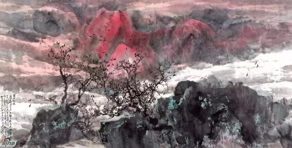 画家宋雨桂作品欣赏,宋雨桂山水书画作品