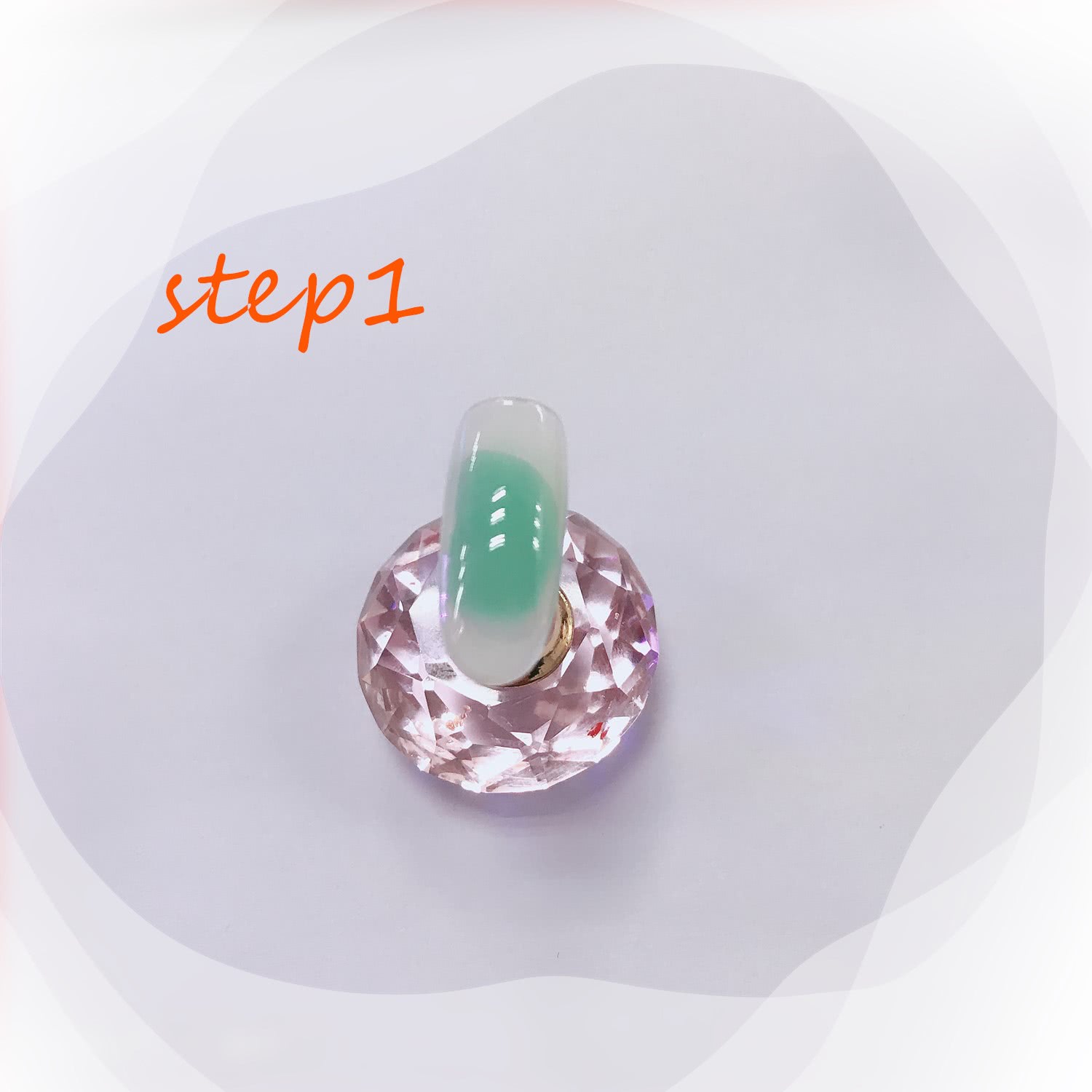 美甲款式推荐晕染美甲,渐变晕染金箔贝壳珍珠美甲黑白