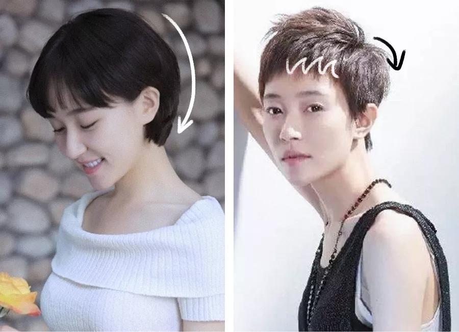 一剪短发就后悔,短发一刀切刘海翻车