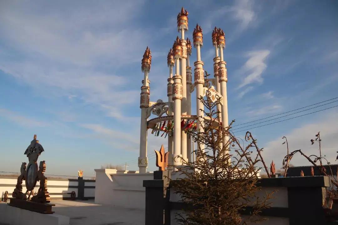 一派和谐的自然风光,一派祥和的自然风光