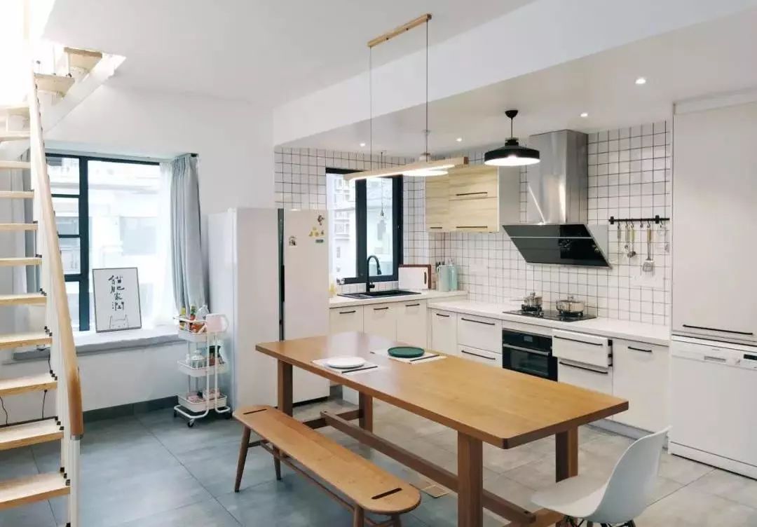 餐厅厨房一体化设计的6个方案,这才是满分的餐厨一体化设计