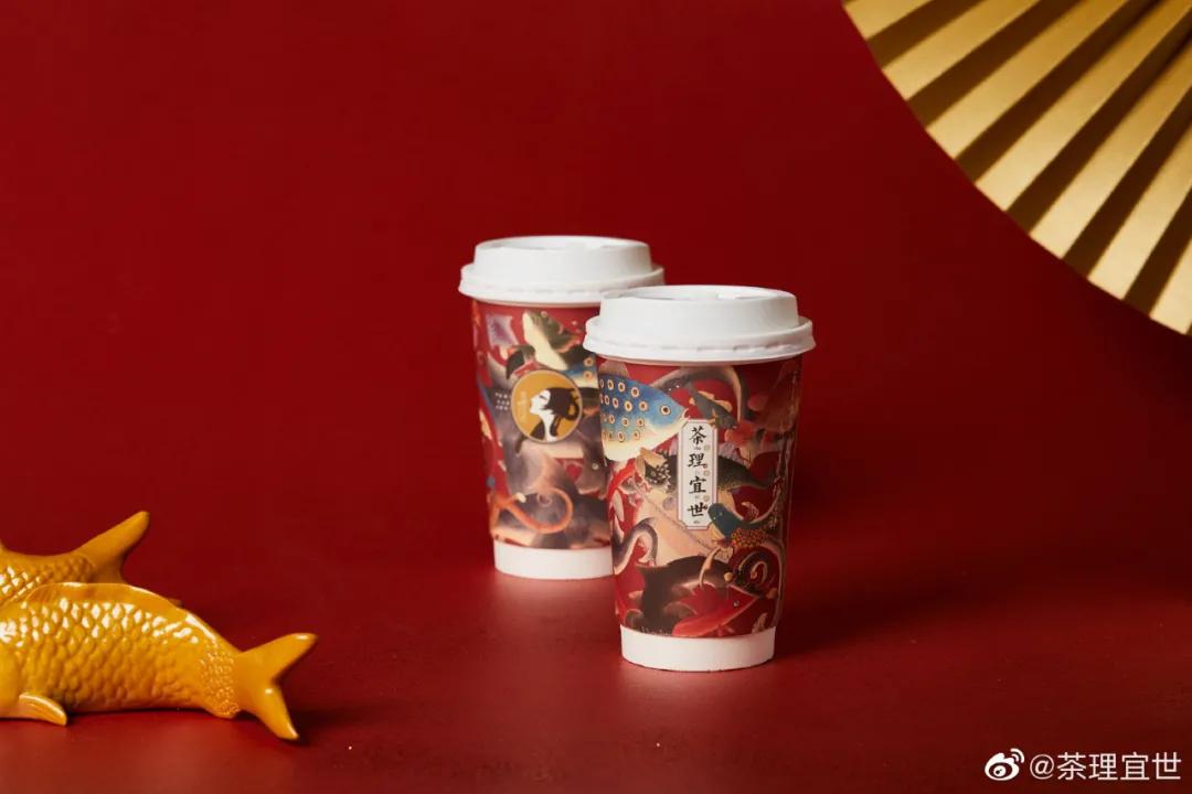 中国风奶茶包装,港风奶茶包装设计