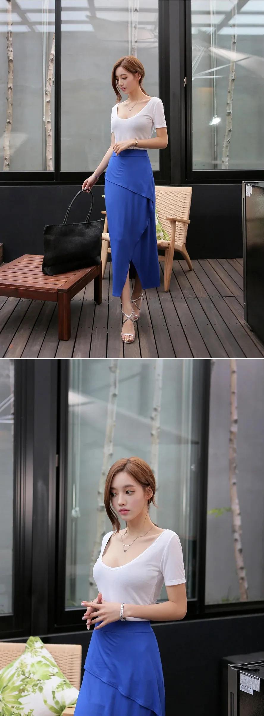 孙允珠露肩长裙,孙允珠夏日长裙