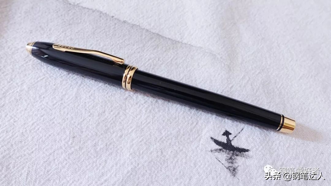 高仕Cross涛声Townsend黑珐琅18K钢笔F尖评测