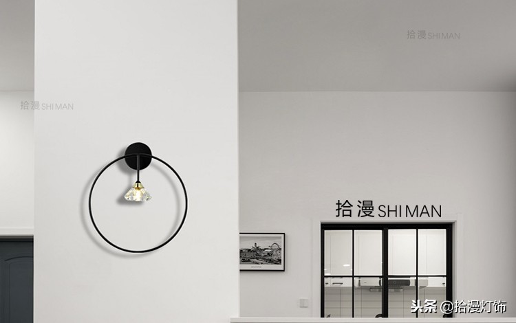 壁灯金属质感,极简质感壁灯高级氛围感