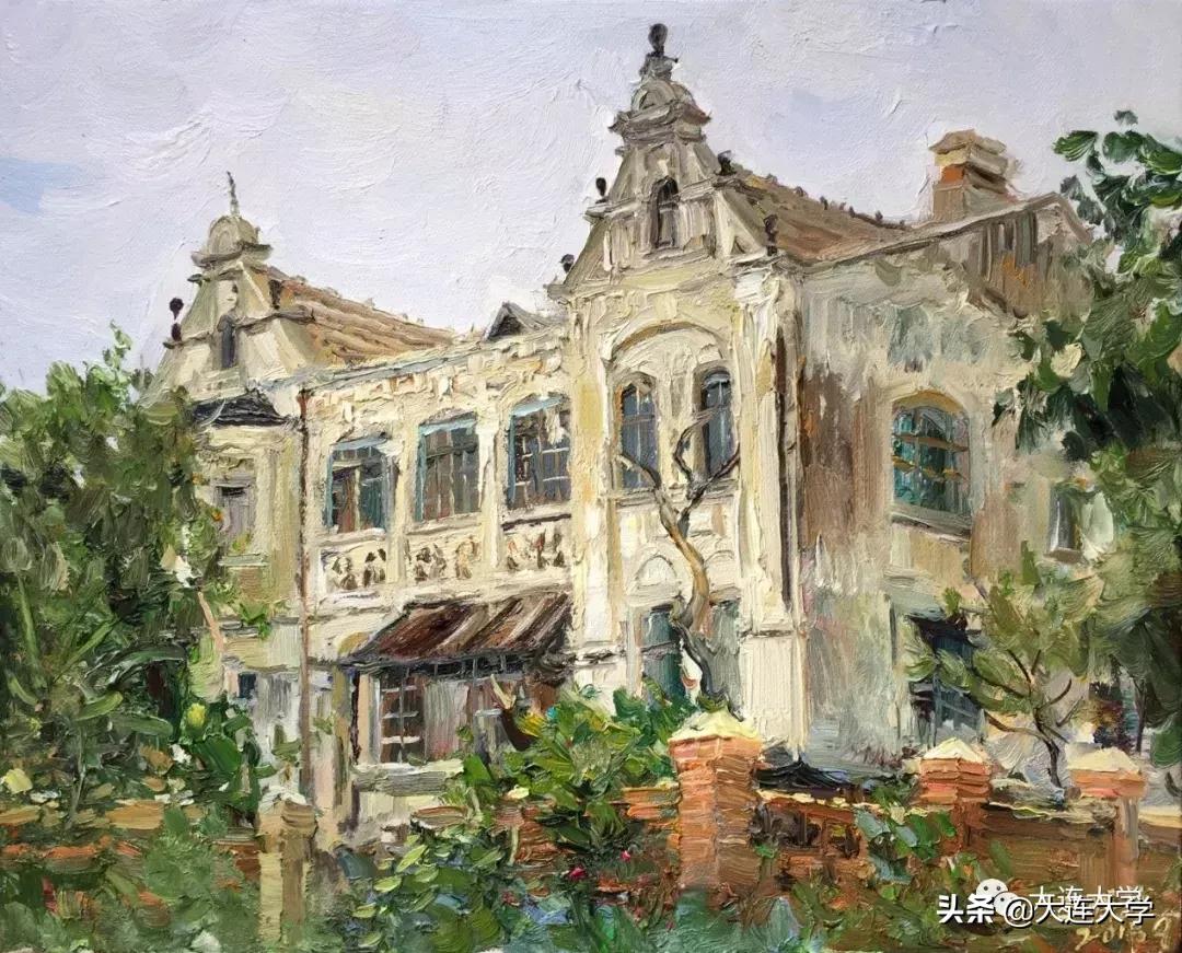 简单又好看的大连画,美丽大连我的家绘画