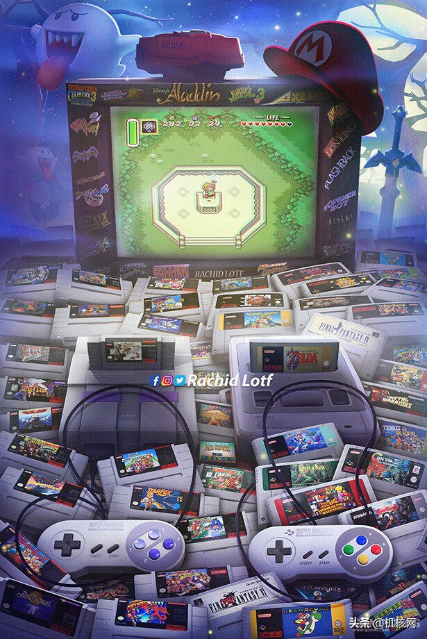 这位画师可能把所有玩家的童年都画了一遍