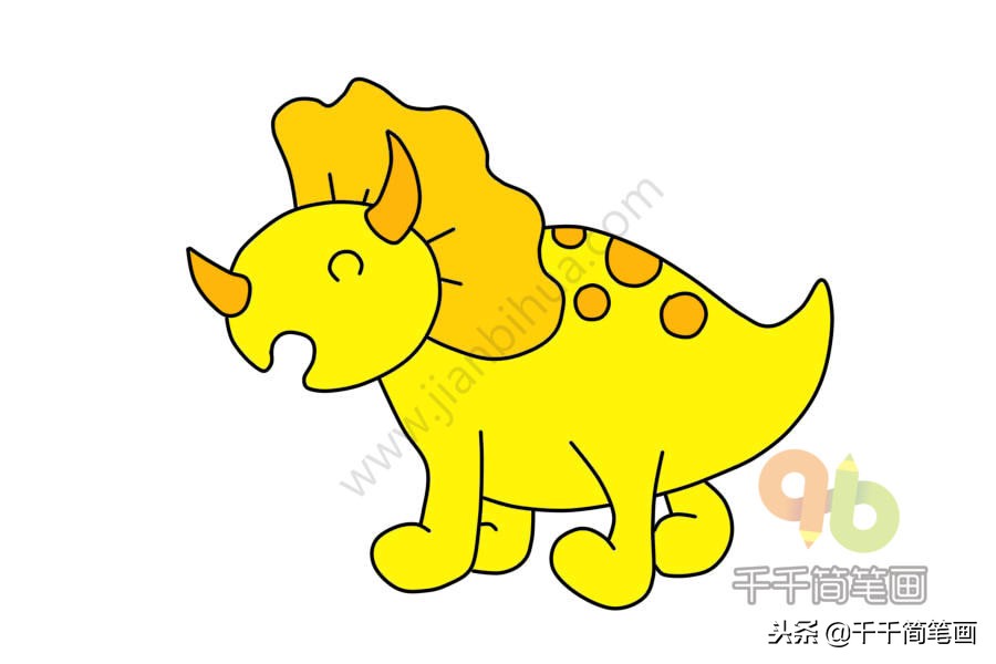 简笔画100个恐龙9-10岁,儿童简笔画恐龙大全简单又漂亮