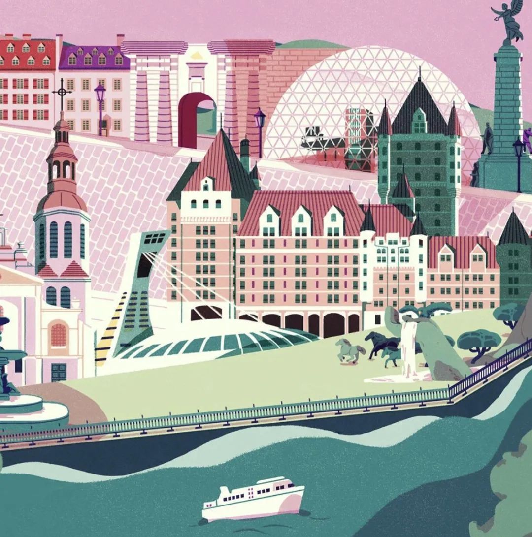 精妙的细节和色彩插画,插画作品想象力是最吸引人的色彩