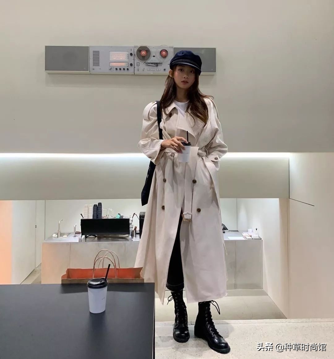 长皮衣外套女怎么穿好看,肥大的外套怎么穿好看