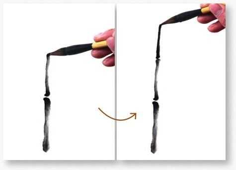 画竹子的简单画法水墨初学,竹子没骨画教程