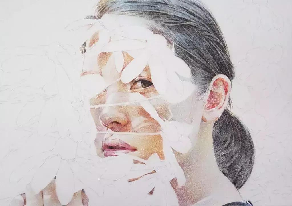 惊艳的彩铅画兔子,惊艳唯美的彩铅画