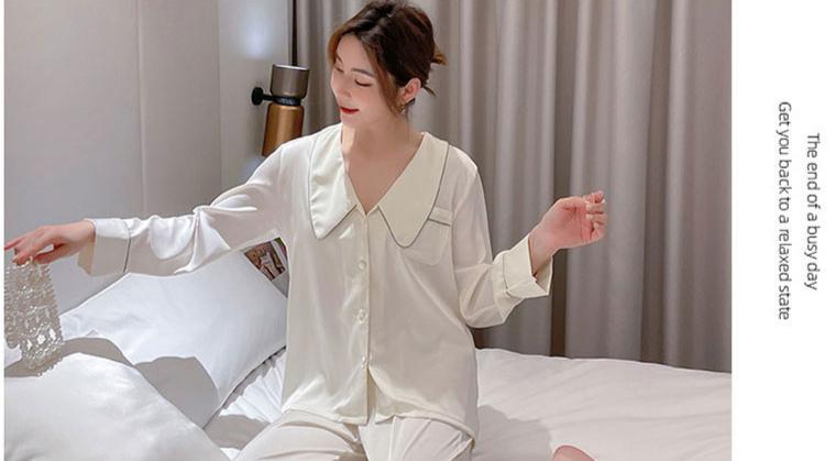 夏天穿的冰丝睡衣,精致的女人有件睡衣