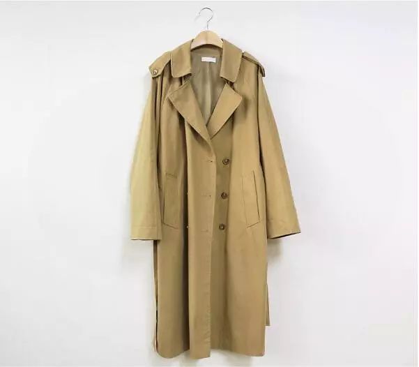 这个春天的美丽穿搭,韩系小姐姐中长款风衣搭配