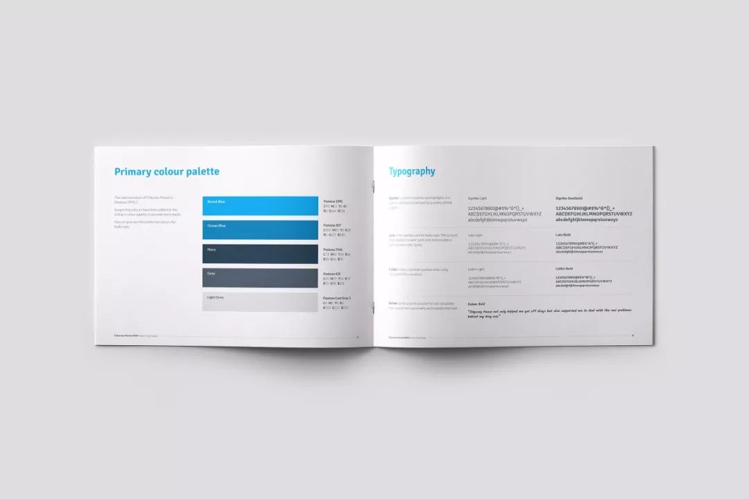 简约大气的企业宣传册／画册设计精选