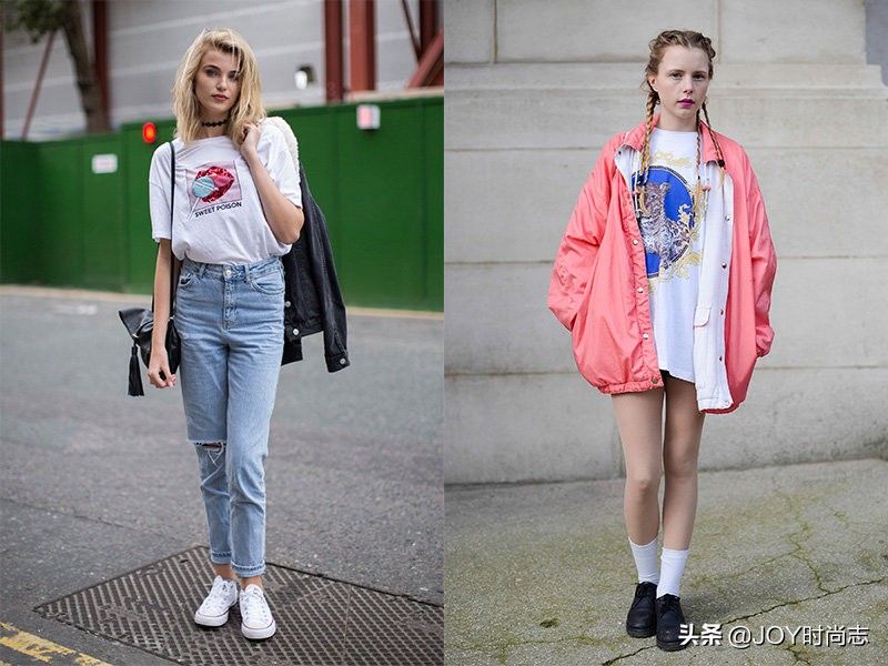 一米五150斤胖妹妹春季显瘦穿搭,竹竿身形妹子