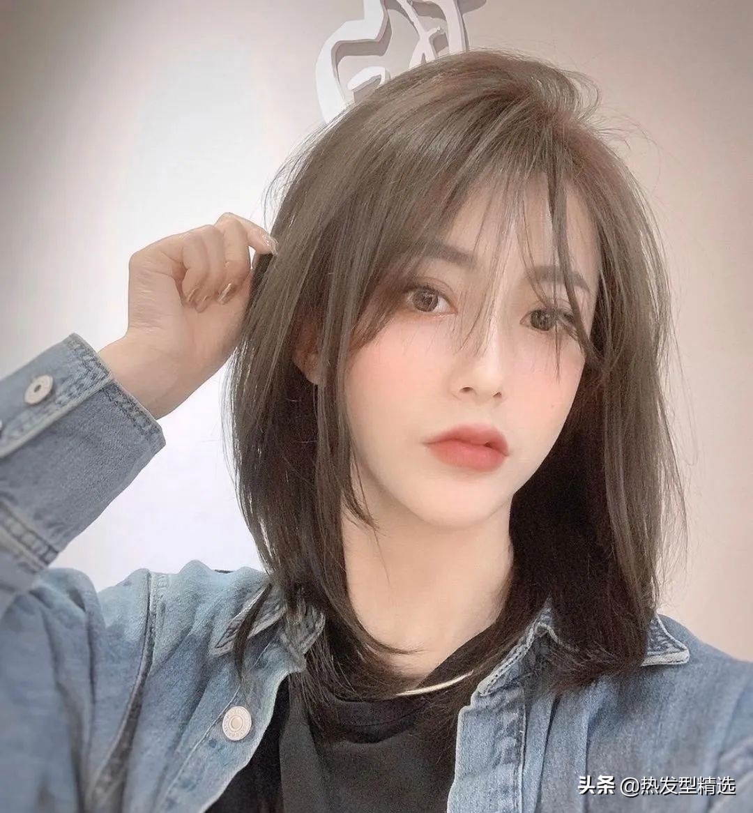 女士中发碎剪教程,潮流发剪