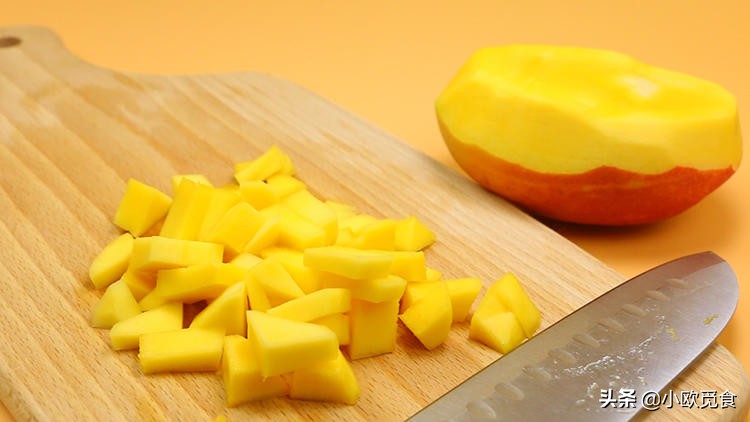 芒果椰汁西米露的做法没有榨汁机,芒果椰汁西米露的做法