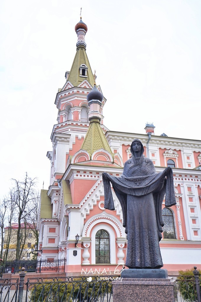 白俄罗斯教堂建筑,俄式风情建筑教堂