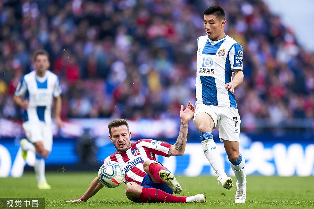 悲伤，3-1马竞送西班牙人西甲三连败，皇冠理性足球分析武磊