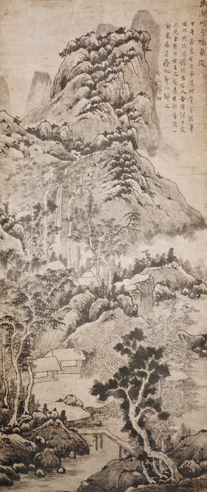 明代吕纪山水画作品高清大图赏析,明代周用山水画作品高清大图赏析