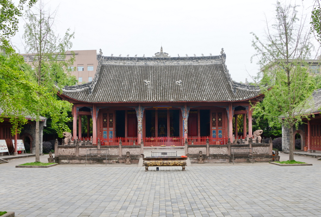 广汉孔庙祈福,广汉文庙大成殿