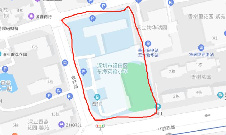 深圳福田这所小学两地块拟合宗难道有新动作？