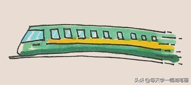 简笔画火车图片大全大图,火车视频托马斯小火车简笔画