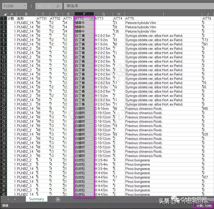 cad统计苗木数量,cad统计苗木数量快捷键