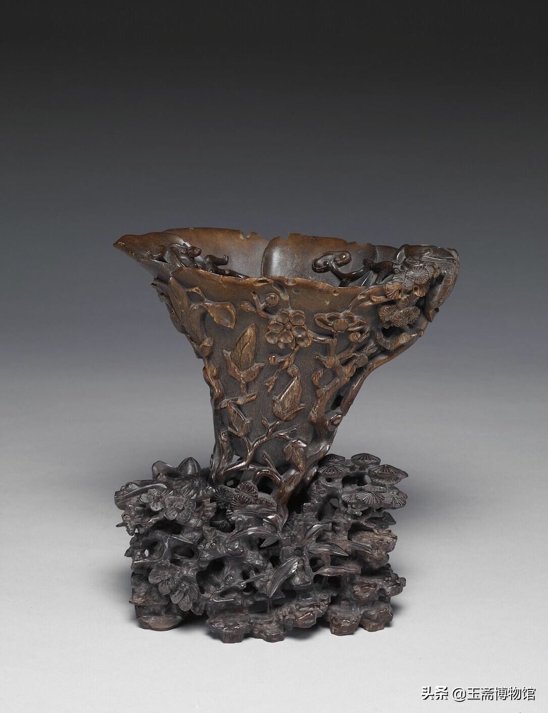 巧夺天工，其貌不扬的角，竟然能如此之美，30件鹿角犀角*物文**鉴赏