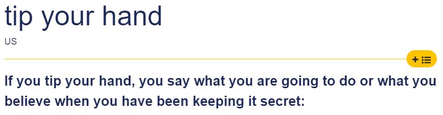 摊牌英语,摊牌说什么