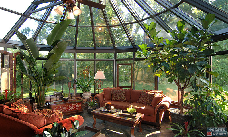 别墅庭院阳光房2023最新款设计,庭院阳光房设计