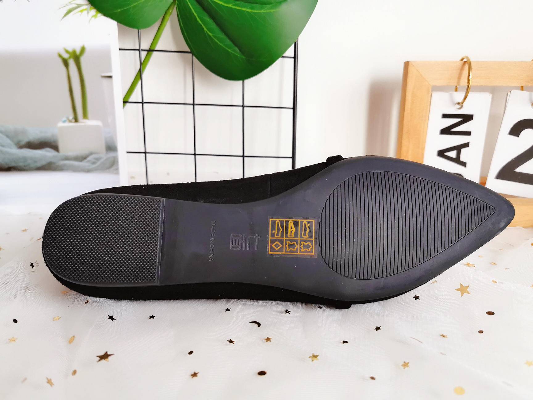 软底蝴蝶结单鞋高级感百搭鞋子,浅口百搭豆豆鞋蝴蝶结