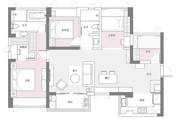 没有沙发墙的房子怎么设计好看,省钱设计房屋
