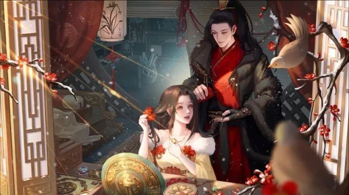 鐢滆湝鐖辨儏鍙ら鎻掔敾,鎻掔敾鍙ら鎰忓鎯呬荆