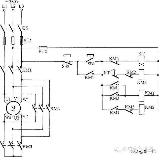 电动机星三角降压启动接线原理,星三角降压启动二次接线教学视频