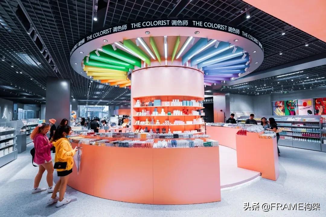 调色师门店设计图,调色师彩妆店的发展规划