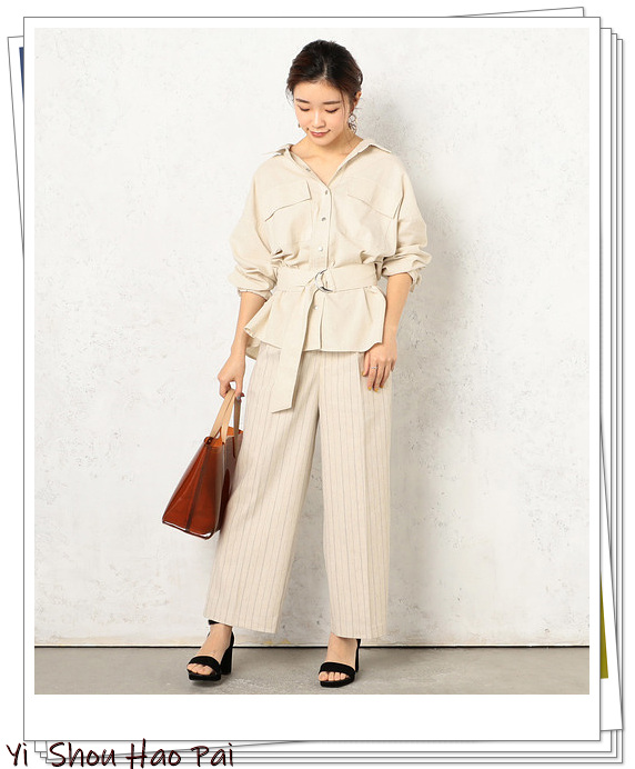 日系原单亚麻阔腿裤,亚麻阔腿裤穿搭夏季女正式场合