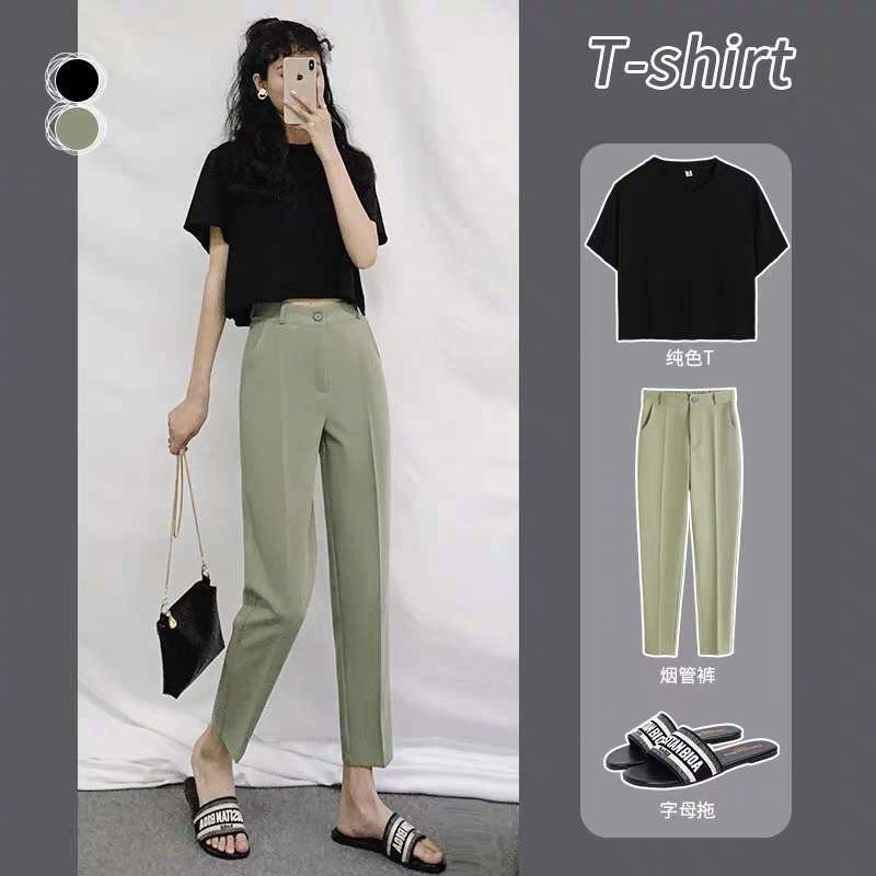 穿来穿去，还是“阔腿裤”最高级，9套显高显瘦搭配，夏天请照穿