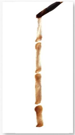 粗竹配细竹的画法,写意绿竹的画法