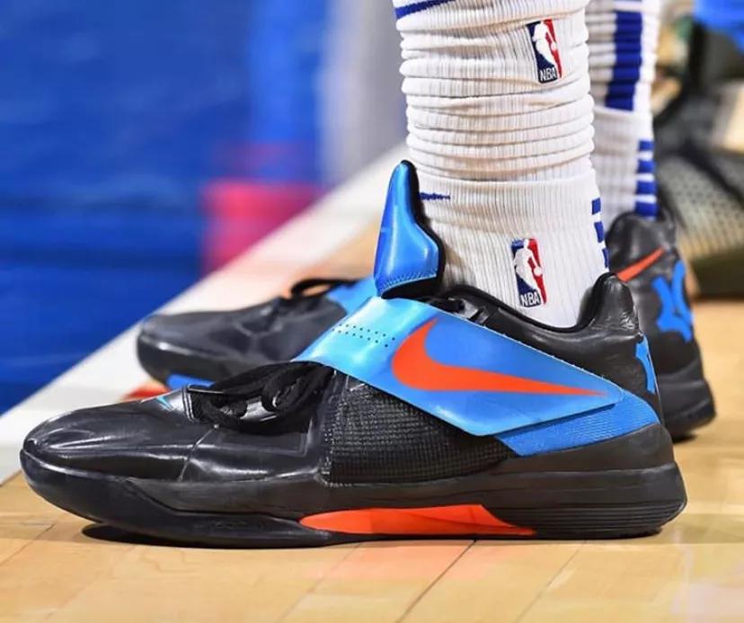 盘点nba球星上脚球鞋杜兰特篇,nba球员上脚的球鞋欧文