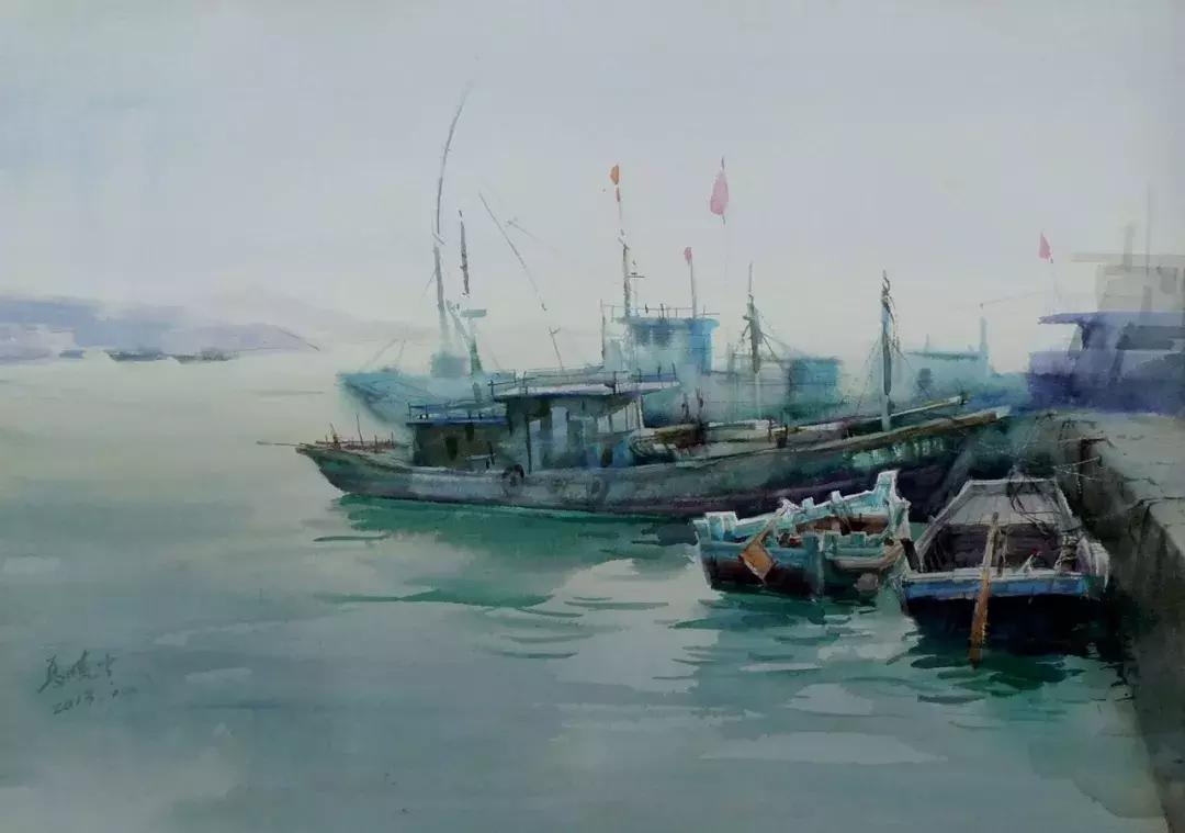 夏晓云水彩画图片,艺展中国油画作品欣赏